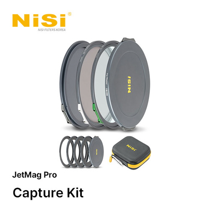 니시 NiSi 제트맥프로 캡처 킷 82MAG Capture Kit – JetMag Pro 82MAG – UV+TC CPL 67/72/77/82mm ring 2pcs , front cap 1pcs, back cap 1pcs, filter bag