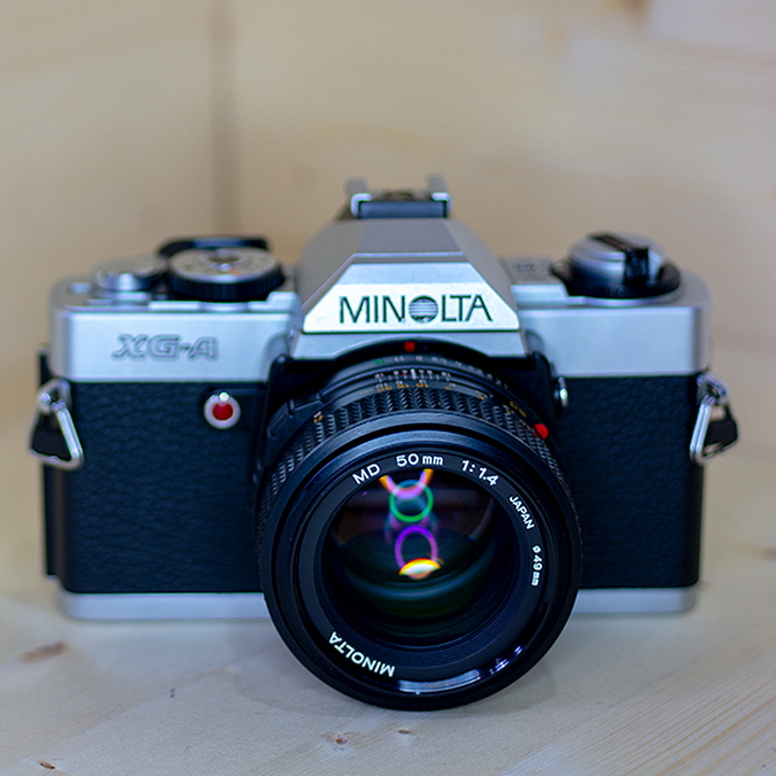 미놀타 Minolta XG-A + MD 50mm F1.4 + Kako Flash (UV필타,스트랩포함)/98%