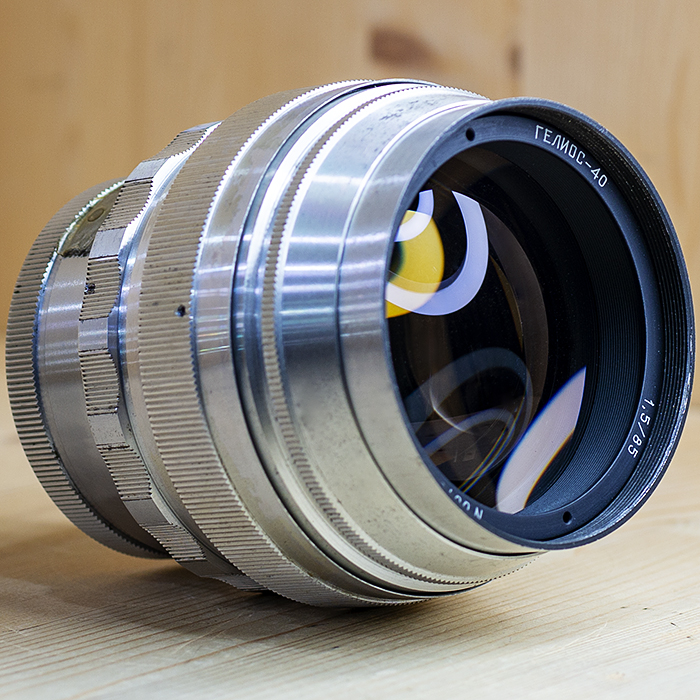 헬리오스 EARLY Helios-40 1.5/85 85mm f1.5 bokeh monster. M39 to M42 SLR. MINT(후드.K&f M42-L/M변환링)/90%