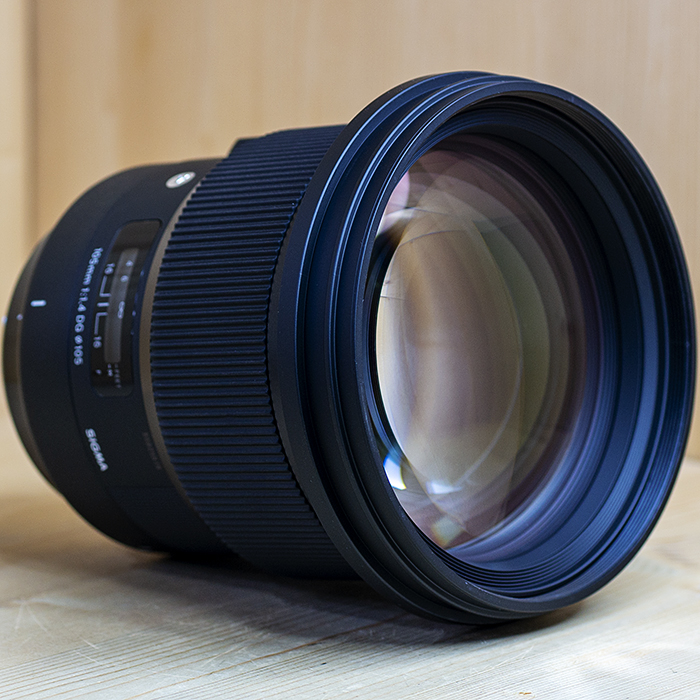 시그마 Sigma Art 105mm F1.4 DG HSM (세기 정품 박스셋트.후드.케이스)니콘용/98%