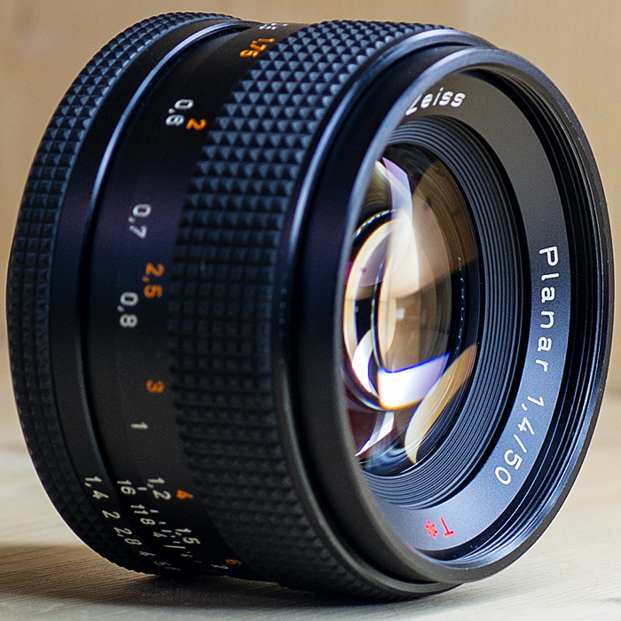 콘탁스 Contax Planar 50mm F1.4 T* CY 마운트 AEJ /95%