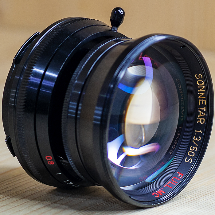 미야자키 Miyazaki MS-Optics Sonnetar 50mm S F1.3 FULL. MC 라이카 M마운트.박스셋트(후드포함)/95%