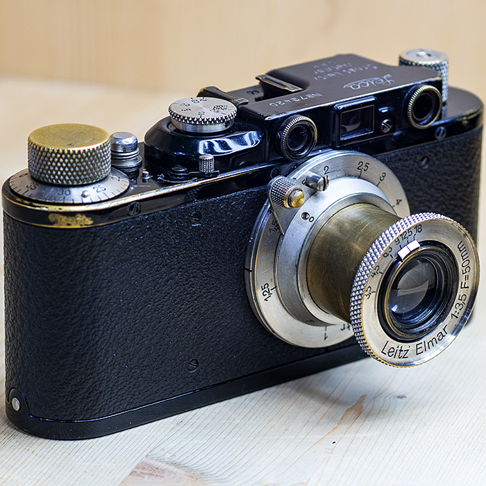라이카 바르낙 Leica Barnack II Black + Nickel Elmar F=50mm 1:3.5.케이스 /95%