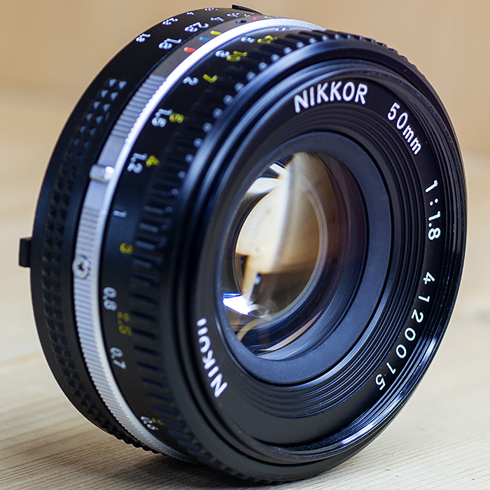 니콘 Nikon NIKKOR MF 50mm 1:1.8 Ais /97%