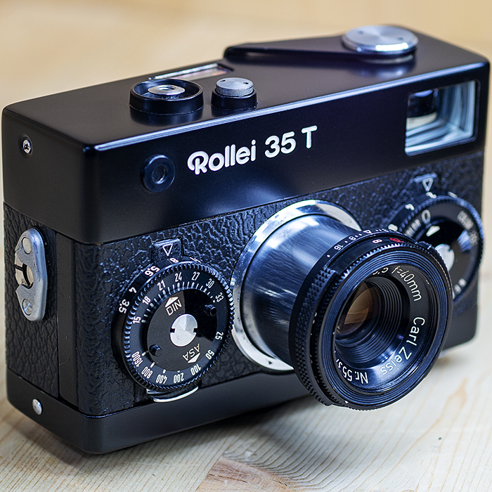 롤라이 Rollei 35T Tessar f=40mmF1:3.5 Black/ (케이스,스트렙포함) /98%