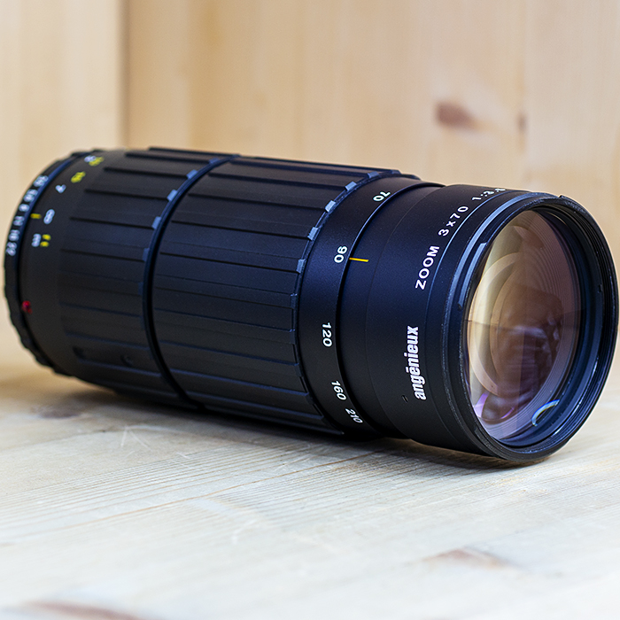 앙제뉴 Angenieux 70-210mm F3.5 라이카R용 .후드/98%