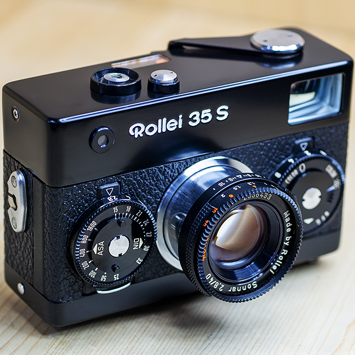 롤라이 Rollei 35S Sonnar f=40mm F2.8 HFT Black 블랙 (스트렙,케이스포함)/98%