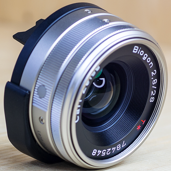콘탁스 Contax G용 Carl Zeiss Biogon T* 28mm F2.8.후드.후드캡/98%