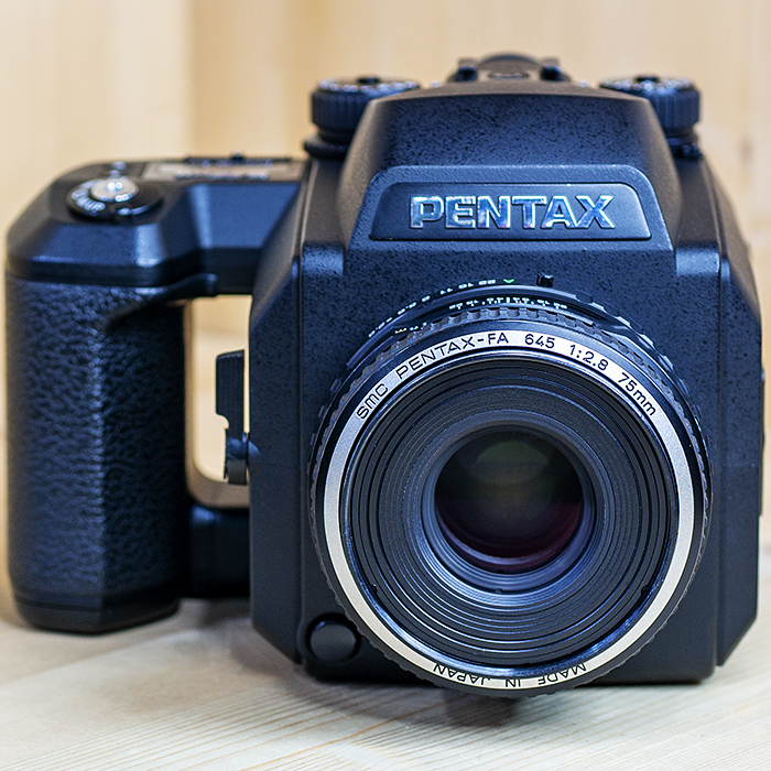 펜탁스 Pentax 645N II + SMC FA 75mm F2.8 (스트랩포함)/97%