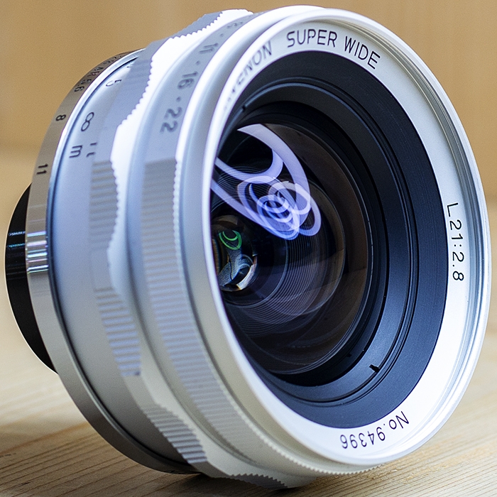 아베논 AVENON SUPER WIDE L 21mm F2.8 +변환링 라이카 L마운트 /97%