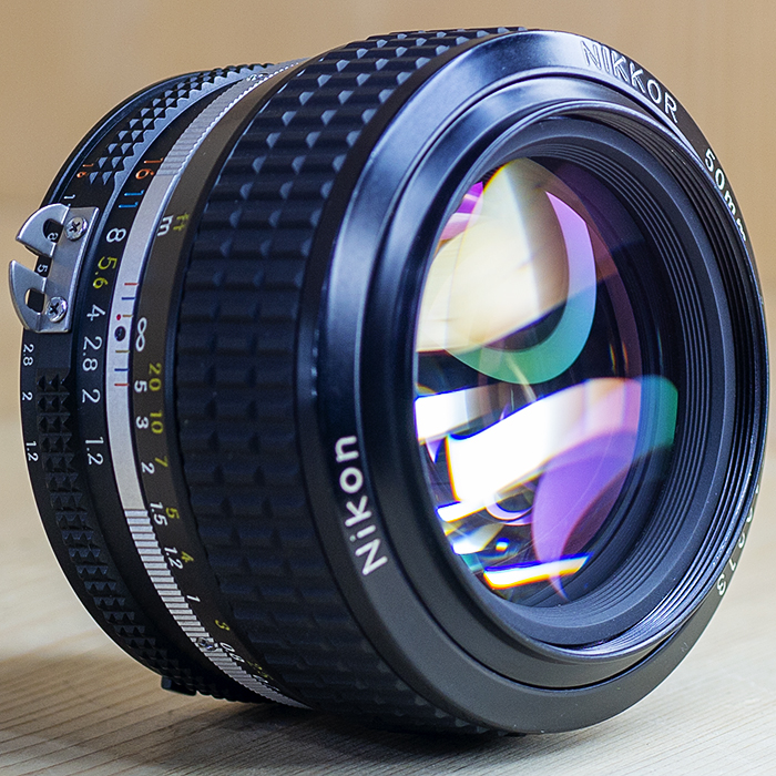 니콘 Nikon MF NIKKOR 50mm F1.2 Ais /97%
