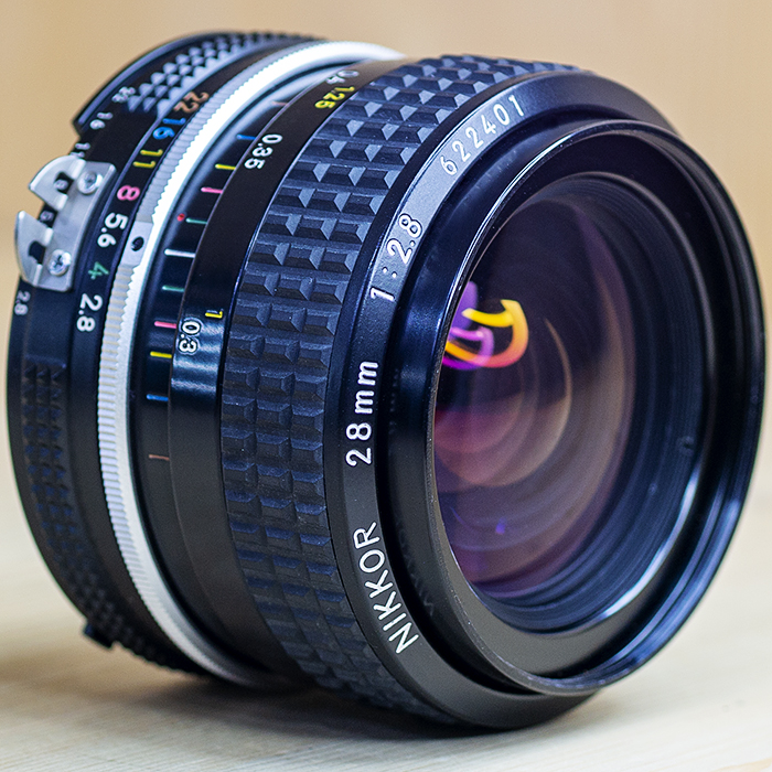 니콘 Nikon MF NIKKOR 28mm 1:2.8ai /97%
