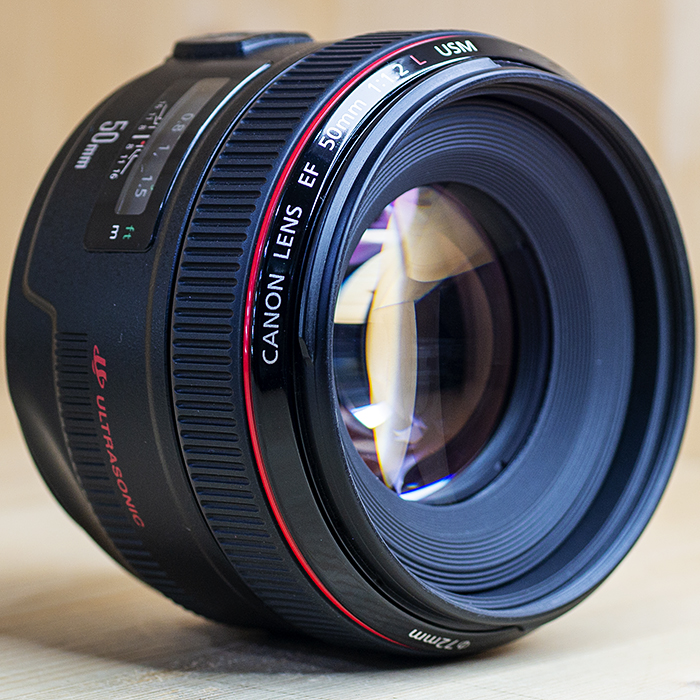캐논 Canon EF 50mm F1.2 L USM 정품박스셋트 (후드.파우치)/98%