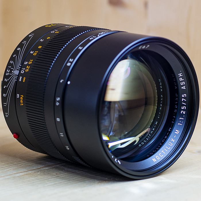 라이카 LEICA Noctilux-M75mm F1.25 ASPH 박스셋트.필타/97%
