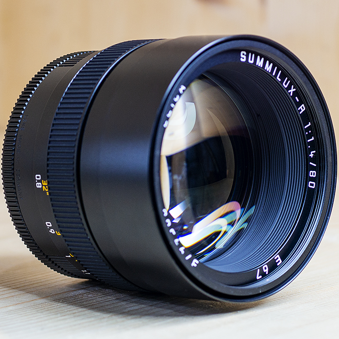 라이카 Leica Summilux-R 80mm 1:1.4 ROM .케이스/98%