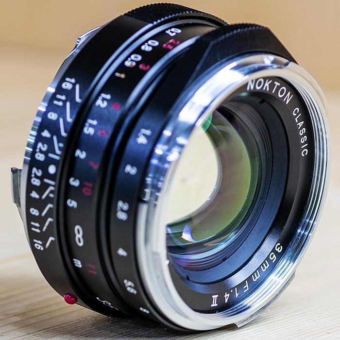 보이그랜더 Voigtlander NOKTON CLASSIC 35mm F1.4II  라이카 M마운트(정품박셋트.후드포함)/95%