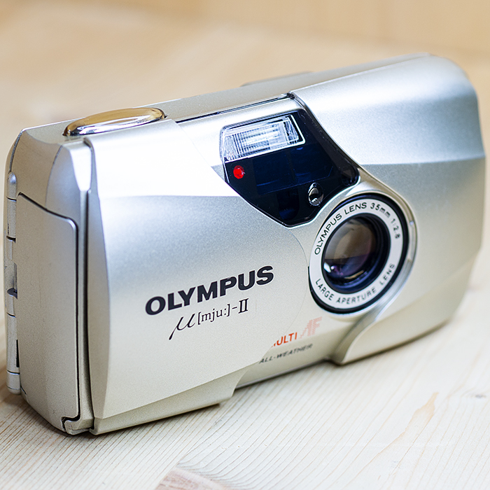 올림푸스 뮤2 OLYMPUS μ (mju:)-Ⅱ 35mm F2.8 (케이스.스트랩포함)/97%