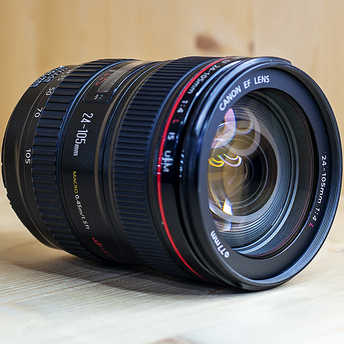 캐논 Canon EF 24-105mm 1:4L IS USM 후드 .생산년도 UU1109/95%