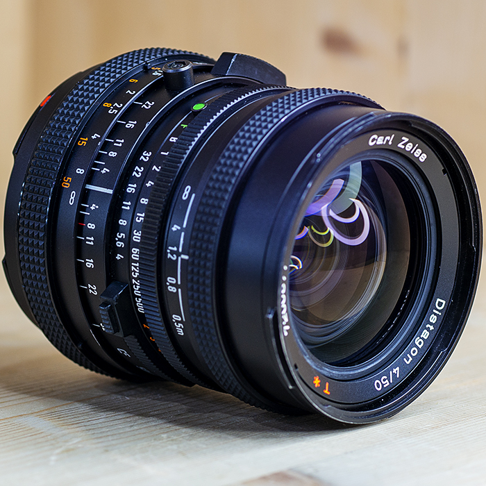 핫셀블러드 Hasselblad Distagon CF 50mm F4 T* FLE .후드/ 95%