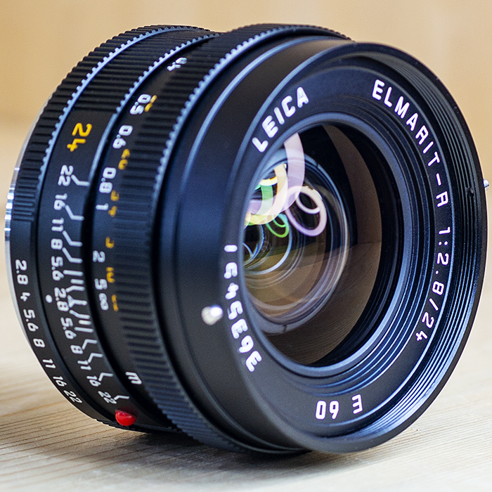라이카 Leica ELMARIT-R 24mm 1:2.8 E60 후드/98%