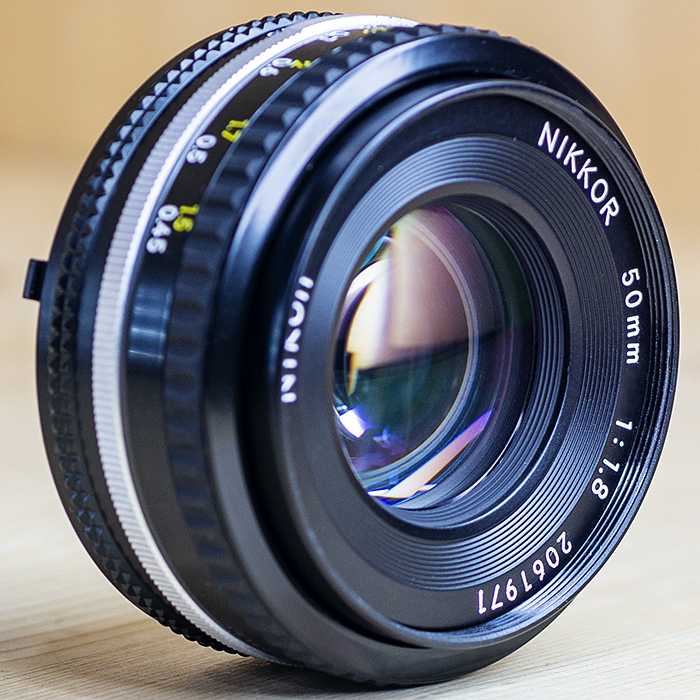 니콘 Nikon MF NIKKOR 50mm 1:1.8 Ais 1.5피트(0.45미터) 근접 초점거리/98%