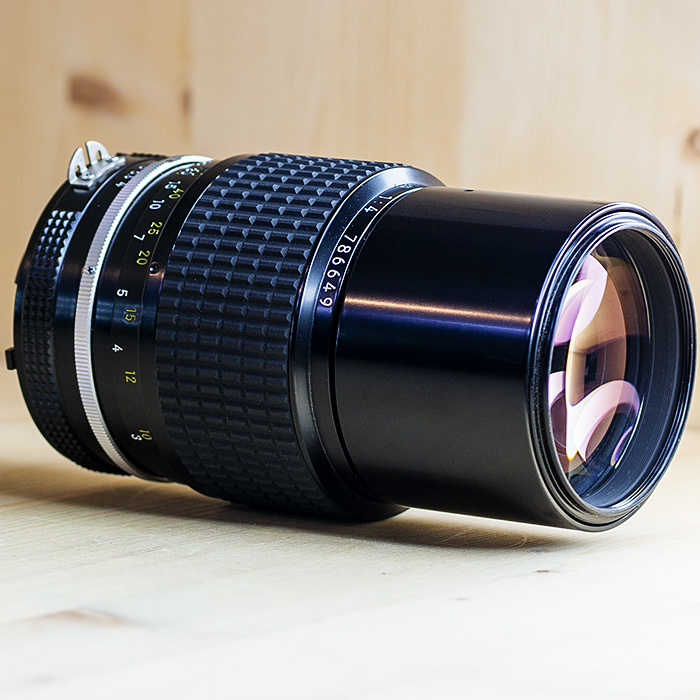 니콘 Nikon MF NIKKOR 200mm 1:4 Ais /95%