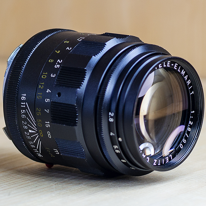 라이카 Leica TELE Elmarit M90mm 1:2.8 Black.렌즈광학부 상태좋음  /93%