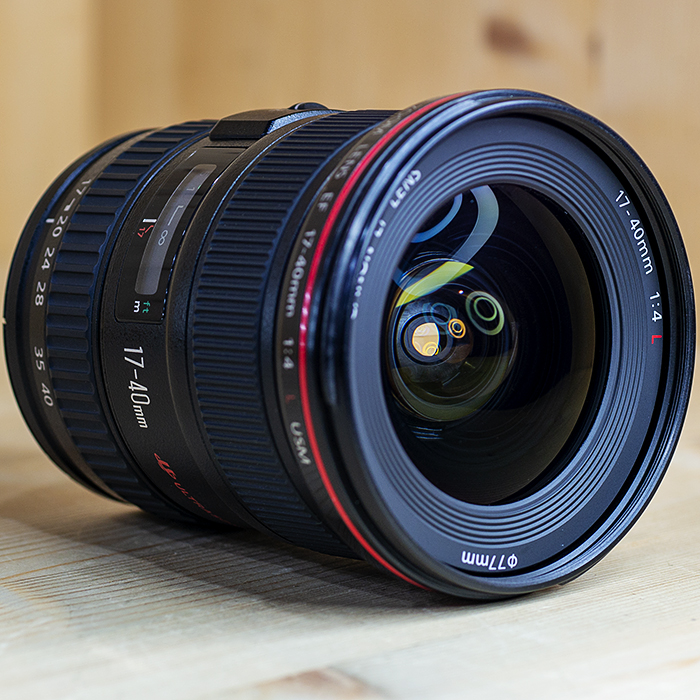 캐논 Canon Zoom EF 17-40mm F4 L USM 후드포함.생산년도UU04**/95%