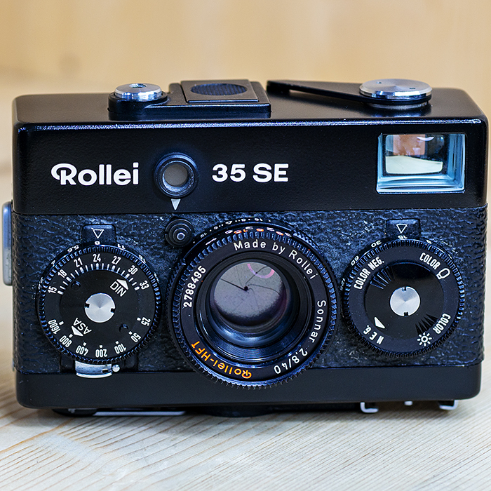 롤라이 Rollei 35 SE Sonnar 40mm F2.8 HFT Black (케이스.스트랩포함)오버홀 완료/95%