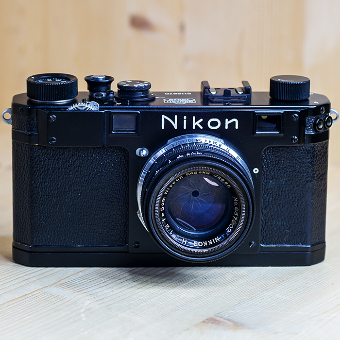 니콘 Nikon S  Black+Nikkor-H f=50mm F1:2 (필터포함)/95%