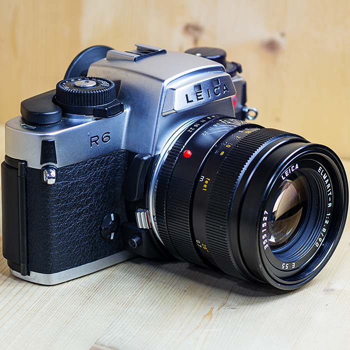 라이카 Leica R6 Body Silver+ELMARIT-R90mmF1:2.8 /90%