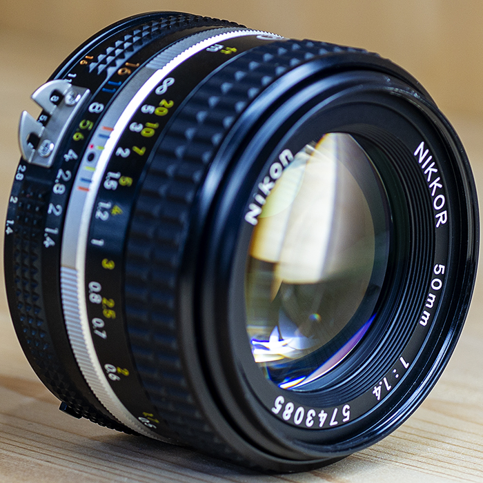 니콘 Nikon MF NIKKOR 50mm F1.4 Ais /95%