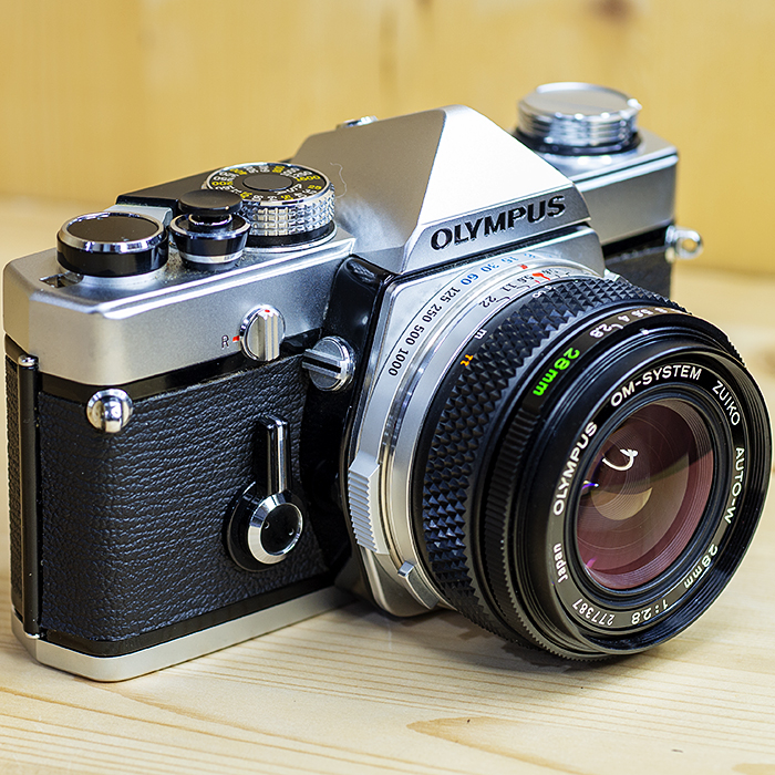 올림푸스 Olympus OM-1+OM-SYSTEM f=28mm 1:2.8 G.Zuiko Auto-W/95%