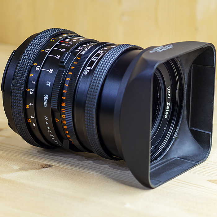 핫셀블러드 Hasselblad Distagon CF 50mm F4 T* FLE .후드/ 98%