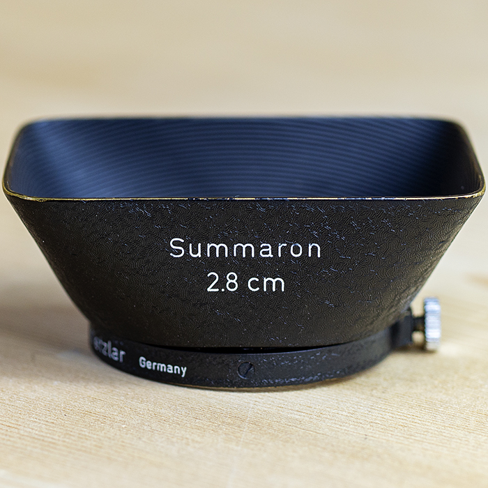 라이카 Leica SOOBK 2.8cm Summaron-L 28mm F5.6 hood 후드/97%