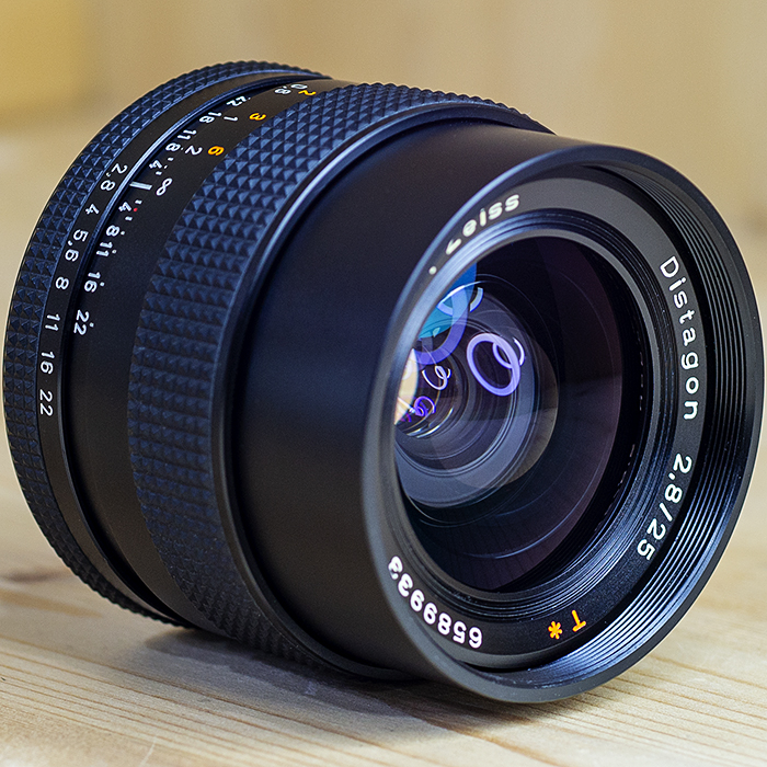 콘탁스 Contax Carl Zeiss Distagon 25mm F2.8 T* CY마운트 AEG/98%