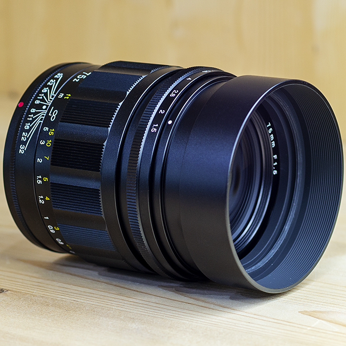 보이그랜더 Voigtlander NOKTON 75mm F1.5 Aspherical Black for Z-Mount 썬포토정품 박스셋트.후드/98%