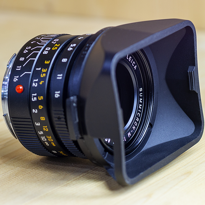 라이카 Leica Summicron-M 28mm 1:2 ASPH. E46 (후드,케이스포함)/95%