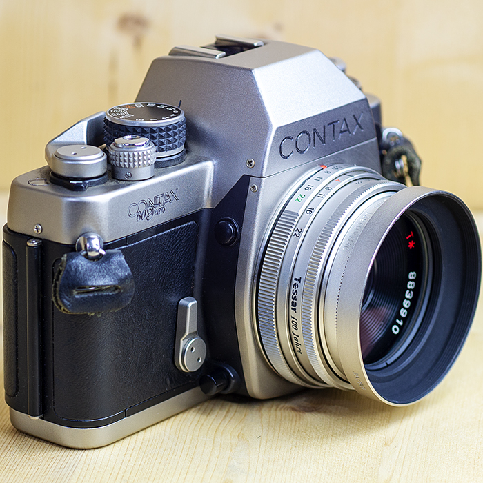 콘탁스 Contax S2 60주년 + Tessar 45mm f/2.8 T * MMJ 100주년렌즈(필타.후드)/98%