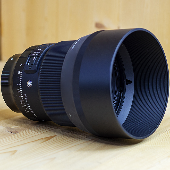 시그마 SIGMA Art 85mm F1.4 DG DN E-mount 세기정품박스세트.후드.케이스/98%