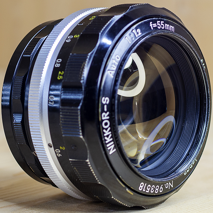 니콘 NIKON MF Nikkor-S Auto f=55mm 1:1.2 Kogaku(ai개조) /93%