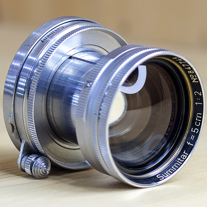 라이카 Leica Summitar f=5cm 1:2 Collapsible LTM L39 L마운트.6각회오리렌즈.UV필타/95%
