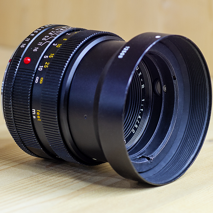 라이카 Leica SUMMILUX-R 50mm 1:1.4 Germany no2806*** (후드.UV필타.LR-KM D변환링/ 93%