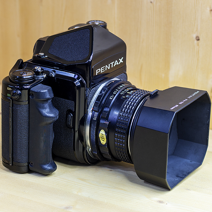 펜탁스 Pentax 67 + SMC 90mm 1:2.8 (후드.스트랩포함)/93%