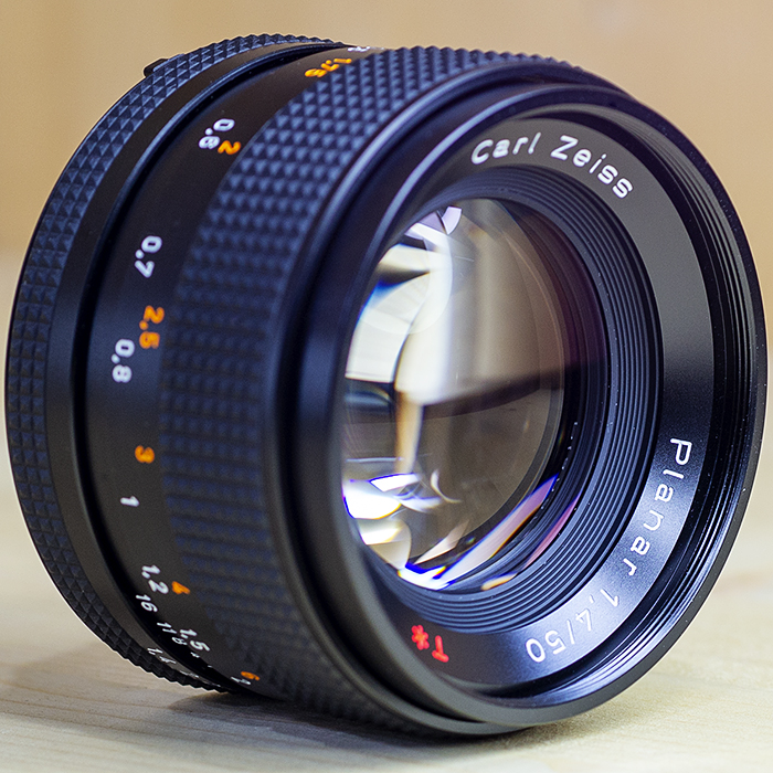 콘탁스 Contax Planar 50mm F1.4 T* CY 마운트 MMJ /98%