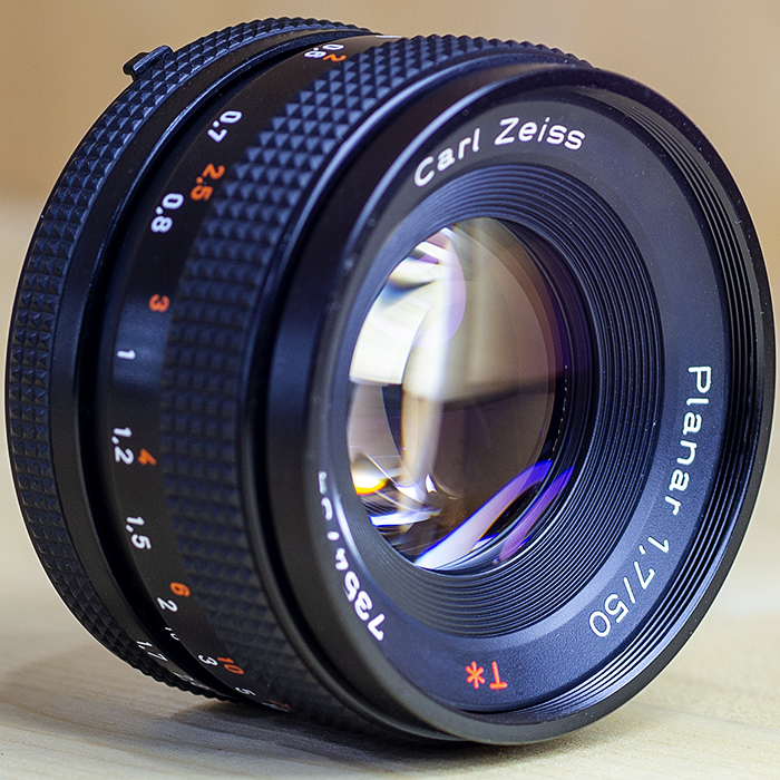 콘탁스 Contax Planar 50mm F1.7 T* CY 마운트 MMJ /97%