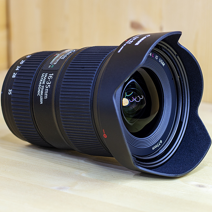 캐논 Canon EF 16-35mm f/4L IS USM 캐논코리아정품 박스세트.후드/98%