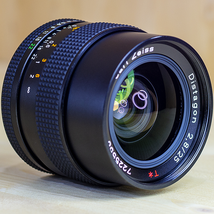 콘탁스 Contax Carl Zeiss Distagon 25mm F2.8 T* CY마운트 MMJ/97%