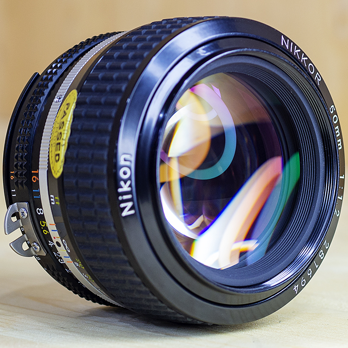 니콘 Nikon MF NIKKOR 50mm F1.2 Ais /95%