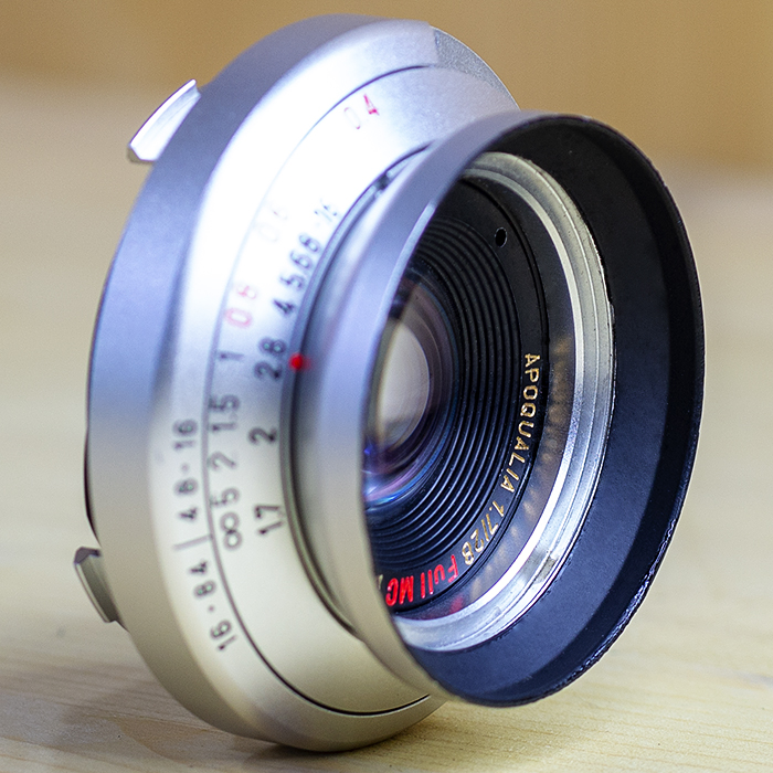 미야자키 Miyazaki MS-Optics Apoqualia M 28mm F1.7 Full MC Silver 라이카 M마운트 .후드/97%